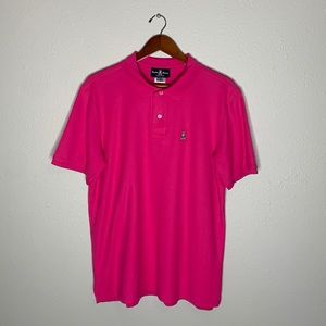 Pink psycho bunny polo